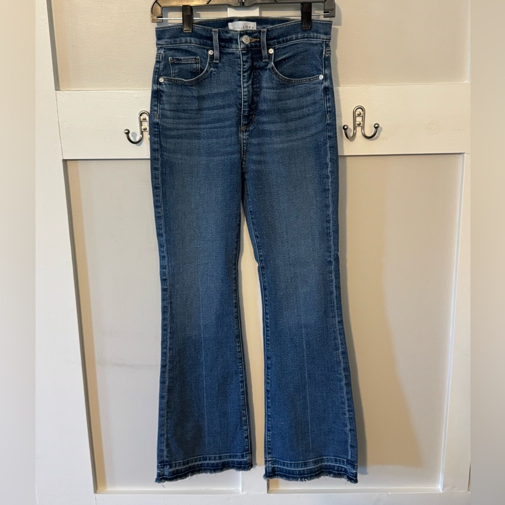 LOFT Dark Blue Flare Women's Jeans